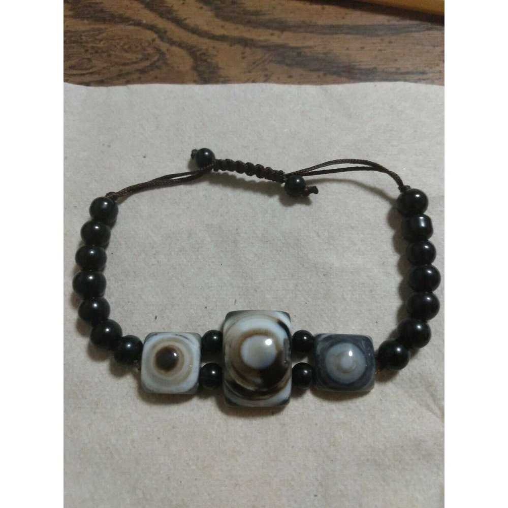 Natural Eye of Shiva Operculum styleBracelet